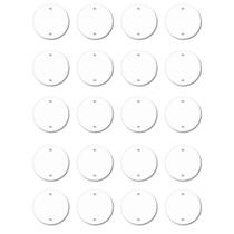 Kit Com 20 Placas Espelho Redonda Cega 3x3 - Fame Blanc 3 Kit Com 20 Placas Espelho Redonda Cega 3x3 - Fame Blanc 3