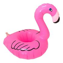 Kit Com 20 Porta Copo Boia Inflável - Flamingo