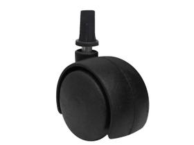 Kit com 20 Rodízios Rodinhas Giratória 40mm com Pino + Bucha