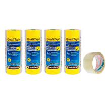 Kit com 20 rolos de Fita Qualitape Transparente 48x100 Kit com 20 rolos de Fita Qualitape Transparente 48x100