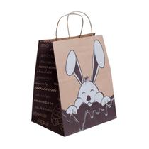 Kit com 20 Sacolas de Páscoa Coelho 23,5x17x28cm