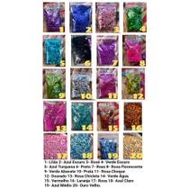 Kit com 20 Saquinho de Glitter Holográfico de 10g cada