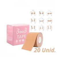 Kit Com 20 Sutiã Adesivo Levanta Seios Peito Fita Boop Tape Kit Com 20 Sutiã Adesivo Levanta Seios Peito Fita Boop Tape