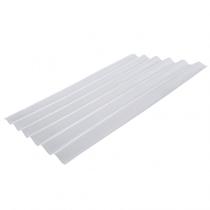 Kit com 20 Telhas Policarbonato 183cm x 110cm Onda Alta Ajover