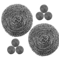 Kit Com 20 Un Esponja De Aço Inox Bucha Tira Sujeira Grossa Kit Com 20 Un Esponja De Aço Inox Bucha Tira Sujeira Grossa