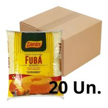 Kit Com 20 Un. Fubá Mimoso 10kg Zanin 500g Cada