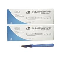Kit Com 20 Unidades De Laminas De Bisturi Wiltex Número - 20