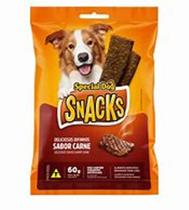 Kit com 20 Unidades Snacks Bifinhos Special Dog para Cães Sabor Carne 60g cada