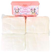 Kit Com 200 Lenços Umedecidos + Maletinha Porta Lenços