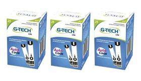 Kit Com 200 Tiras Reagentes G-tech Para Medição De Glicose Kit Com 200 Tiras Reagentes G-tech Para Medição De Glicose