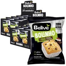 Kit Com 20Und Bolinho Belive Coco Com Chocolate 40G Kit Com 20Und Bolinho Belive Coco Com Chocolate 40G
