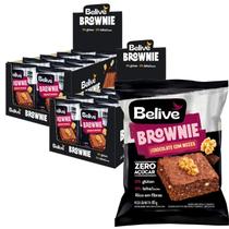 Kit Com 20Und Brownie Belive Chocolate Com Nozes Zero 40G