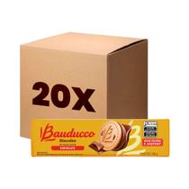 Kit com 20x Biscoito Recheado Chocolate Bauducco 140g