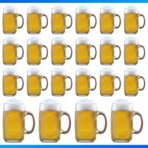 Kit Com 22 Canecas De Vidro Chopp Cerveja Bar Restaurante Padaria 350Ml