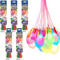 Kit Com 222 Balões Dágua Guerrinha De Bexigas Water Balloon Cor Colorido Liso