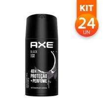 Kit com 24 Antitranspirante Black Axe Proteção + Perfume 48h Contra o Suor 150ml