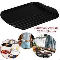 Kit com 24 Bandejas Multiuso Retangular 35,8x23,6 Resistente Restaurante Self Service FastFood Bares