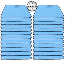 Kit com 24 Banheiro para Cães Tecido Ecológico 100x70 Azul - Inteligente - 200 Lavagens Kit com 24 Banheiro para Cães Tecido Ecológico 100x70 Azul - Inteligente - 200 Lavagens