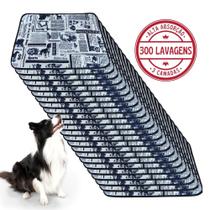 Kit com 24 Banheiro para Cães Tecido Ecológico 70x50 Jornal - 3 Camadas - 300 Lavagens Kit com 24 Banheiro para Cães Tecido Ecológico 70x50 Jornal - 3 Camadas - 300 Lavagens