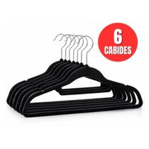 Kit com 24 Cabides de Veludo Slim Preto Organizador Antideslizante com Gancho Giratório para Roupas Kit com 24 Cabides de Veludo Slim Preto Organizador Antideslizante com Gancho Giratório para Roupas
