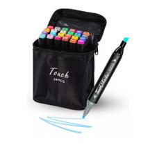Kit Com 24 Canetinhas Touch Coloridas Para Pintar Kit Com 24 Canetinhas Touch Coloridas Para Pintar