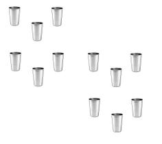 Kit Com 24 Copos Inox Pequeno 240 ml Gourmet Mix