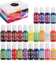 Kit com 24 Cores de Tinta Pigmentada para Resina Epóxi