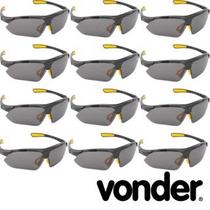 Kit com 24 Óculos de Segurança Boxer Fumê - VONDER