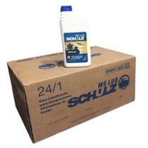 Kit Com 24 Óleos Ms Lub Schulz Lubrificantes Para Compressor De Pistão 1 Litro