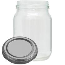 Kit com 24 Pote de Vidro 267ml Com Tampa de Metal Conserva Doce Geleia Bolo Kit com 24 Pote de Vidro 267ml Com Tampa de Metal Conserva Doce Geleia Bolo
