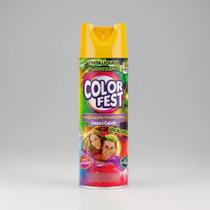 Kit com 24 Spray Colorido para Cabelo Color Fest Amarelo Lavável 125ml 55g Kit com 24 Spray Colorido para Cabelo Color Fest Amarelo Lavável 125ml 55g
