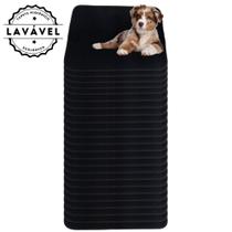 Kit com 24 Tapetes Higiênicos 70x50 Preto Laváveis para cães 200 Lavagens - Alta Absorção