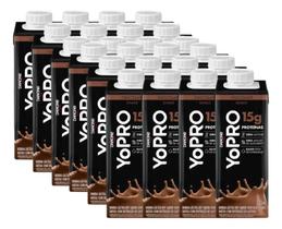 Kit Com 24 Un Yopro Danone Chocolate 15G Proteina
