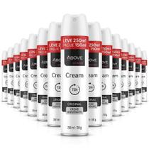 Kit com 24un Desodorante Antitranspirante Above Maxx Cream Original 250ml