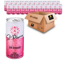 Kit Com 24Un Refrigerante Pink Lemonade St Pierre Lata 270Ml