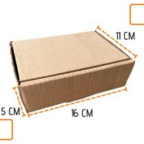 Kit com 25 Caixas de Papelão pequena Sedex 16x11x5 montável envio com segurança embalagem de 1 linha Kit com 25 Caixas de Papelão pequena Sedex 16x11x5 montável envio com segurança embalagem de 1 linha