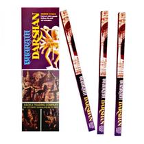 Kit com 25 Incensos Indianos Bharath Darshan Aroma Místico e Espiritual