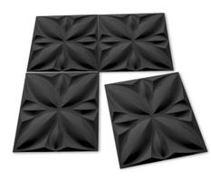 Kit com 25 Placas 3D AutoAdesivas Revestimento de Parede 50x50cm - GF Casa Decor