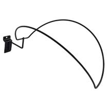 Kit com 25 Suporte De Boné Para Painel Canaletado Preto