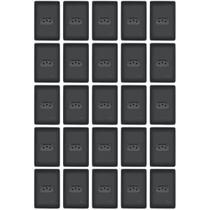 Kit Com 25 Tomadas Preta 2p+t 10a 250v Habitat Black Fame