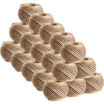 Kit Com 25 Un Fio Cordão Barbante Rami 2mm Rolo 100g Sisal Aprox 90mts Artesanato Convite