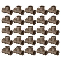Kit com 25 Unidades Tê Soldável T 32 mm Tigre Kit com 25 Unidades Tê Soldável T 32 mm Tigre