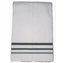 Kit com 2panos de copa teka nobre felpudo com barra de efeito - produto premium