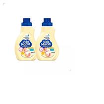 kit com 2un amaciante de roupa de criança e bebe vida macia glicerina e camomila 500ml