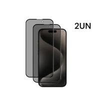 Kit Com 2UN Película 3D De Vidro Privacidade para Iphone 13 Mini