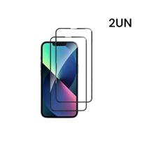 Kit Com 2UN Películas De Vidro 3D Temperado Para Iphone 13 PRO