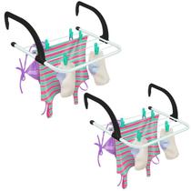 Kit Com 2UN Varal de Roupas Portátil Janela Sacada Suspenso Secalux Discreto Prático Ideal Para Secar Roupa Apartamento Kit Com 2UN Varal de Roupas Portátil Janela Sacada Suspenso Secalux Discreto Prático Ideal Para Secar Roupa Apartamento