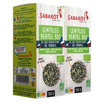 Kit Com 2Und Lentilha Verde Francesa Sabarot 500G