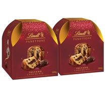 Kit Com 2Und Panetone Lindt Trufado Ao Leite 500G