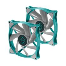 Kit com 2x Cooler FAN Iceberg Thermal IceGale 140mm Cinza e Azul ICEGALE14-A2A Kit com 2x Cooler FAN Iceberg Thermal IceGale 140mm Cinza e Azul ICEGALE14-A2A